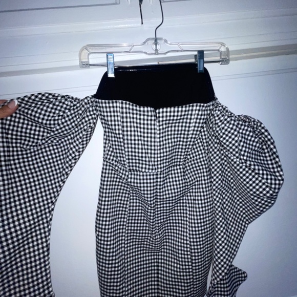 Naked Wardrobe All Puffed Out Off Shoulder Dress - Picture 2 of 3